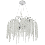 Люстра с хрустальными подвесками Bunch of Crystal Berries Silver Chandelier 8 варинант исполнения - 2 | Loft Concept в Тюмени
