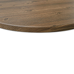 Стол журнальный c коричневой круглой столешницей на трех металлических ножках Charm Coffee Table варинант исполнения - 4 | Loft Concept в Тюмени