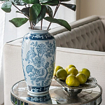 Ваза с синим цветочным орнаментом Blue & White Ornament  варинант исполнения - 4 | Loft Concept в Тюмени