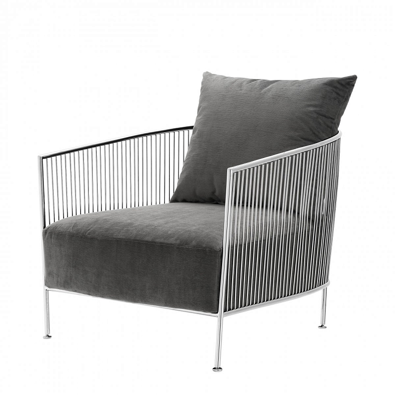 Кресло Eichholtz Chair Knox Stainless Steel Серый Нержавеющая сталь Кресло Eichholtz Chair Knox Stainless Steel Серый Нержавеющая сталь в Тюмени | Loft Concept