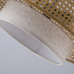 Подвесной светильник с декоративным поясом из плетеного бамбука Biuloggicu варинант исполнения - 8 | Loft Concept в Тюмени