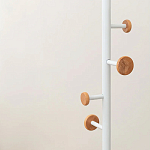 Напольная вешалка из древесины бука Unique Shaped Furniture Floor Hanger White варинант исполнения - 5 | Loft Concept в Тюмени