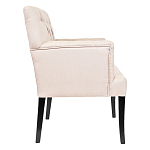 Кресло Addison Chic Armchair beige flax варинант исполнения - 1 | Loft Concept в Тюмени