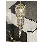 Люстра многоярусная каскадная с хрустальными подвесками Roul Crystal Light варинант исполнения - 10 | Loft Concept в Тюмени