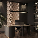 Гипсовая 3D панель с принтографией PM-108 варинант исполнения - 6 | Loft Concept в Тюмени