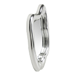 Зеркало в серебряной раме Liquid Iron варинант исполнения - 2 | Loft Concept в Тюмени