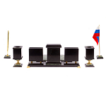 Настольный письменный набор из нефрита на ножках Executive Recruitment варинант исполнения - 5 | Loft Concept в Тюмени