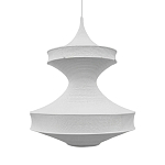 Подвесной вязаный белый светильник «Моника» варинант исполнения - 1 | Loft Concept в Тюмени