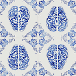 Плитка с узором Мозг варинант исполнения - 1 | Loft Concept в Тюмени