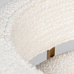 Стул букле бежевый с каркасом цвета матовое золото Tactility варинант исполнения - 4 | Loft Concept в Тюмени