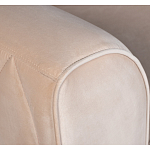 Кресло велюровое бежевое Cubic Silhouette варинант исполнения - 3 | Loft Concept в Тюмени