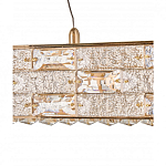 Люстра волнистой формы с текстурной огранкой Reflection of Reality варинант исполнения - 4 | Loft Concept в Тюмени