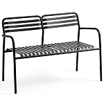 Скамья из алюминия Mack Metal Bench Black варинант исполнения - 1 | Loft Concept в Тюмени