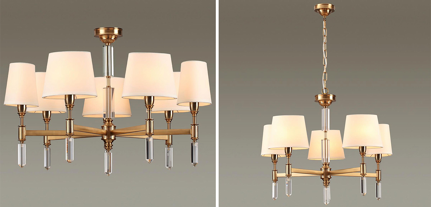Люстра Ramona White Chandelier Люстра Ramona White Chandelier - Loft-Concept в Тюмени