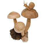 Статуэтка из дерева улитка Animals of the World варинант исполнения - 2 | Loft Concept в Тюмени