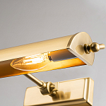 Светильник для картин цвета состаренная латунь с широким плафоном на прямоугольном основании Elstead Lighting варинант исполнения - 8 | Loft Concept в Тюмени