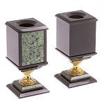 Настольный канцелярский набор из нефрита Apollo варинант исполнения - 4 | Loft Concept в Тюмени