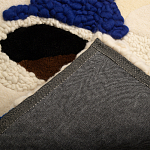 Ковер ручной работы Electric blue and popcorn варинант исполнения - 8 | Loft Concept в Тюмени