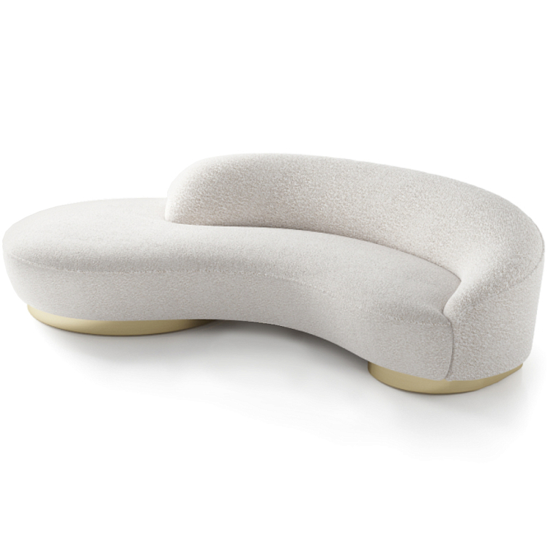 Диван Bjorn Sofa Молочный Латунь Диван Bjorn Sofa Молочный Латунь в Тюмени | Loft Concept