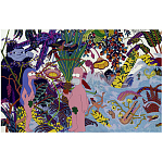 Homer Simpson in Paradise картина акрил на холсте варинант исполнения - 4 | Loft Concept в Тюмени