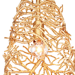 Подвесной светильник золотой в виде кораллов Coral Decor варинант исполнения - 1 | Loft Concept в Тюмени