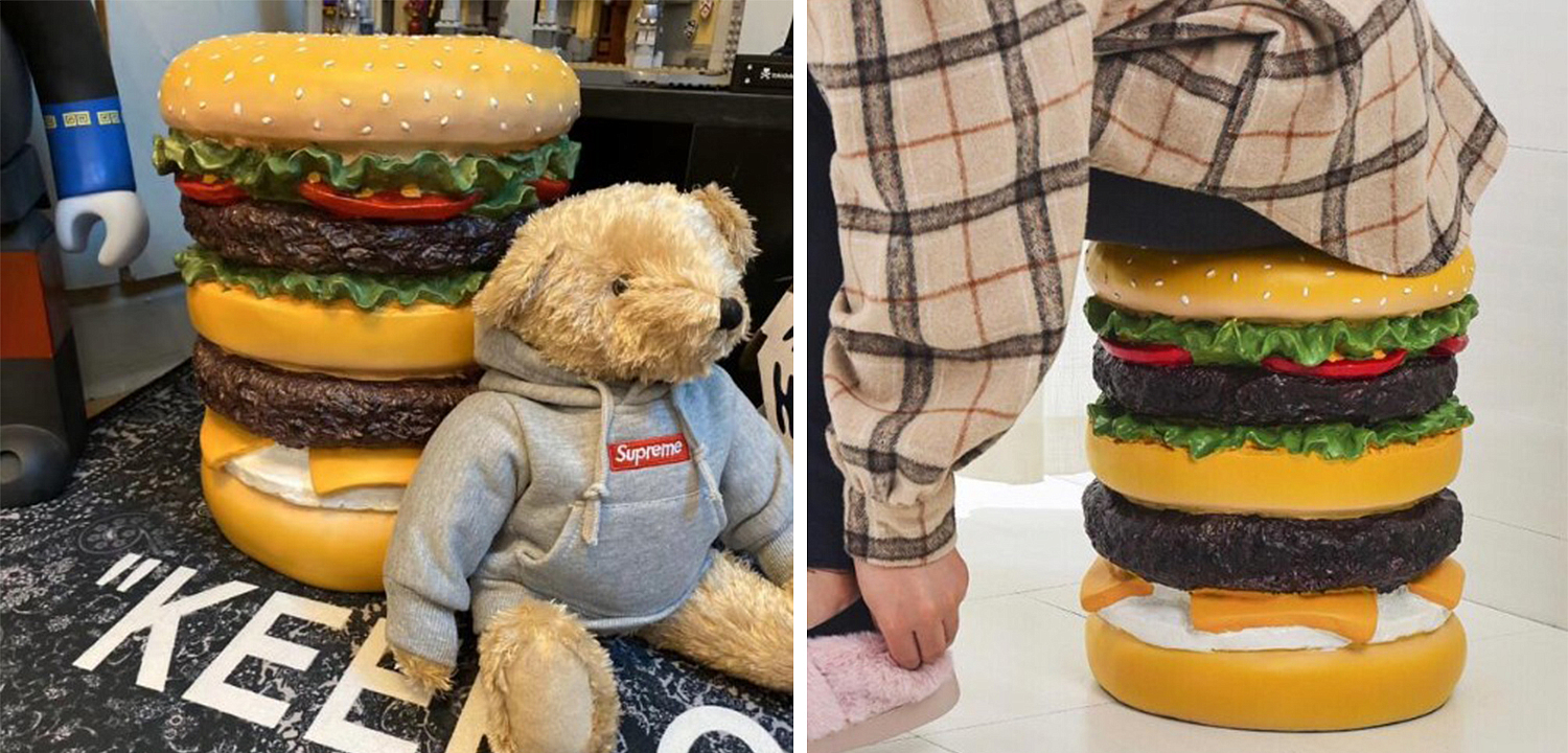 Приставной табурет Гамбургер Hamburger Stool Приставной табурет Гамбургер Hamburger Stool - Loft-Concept в Тюмени