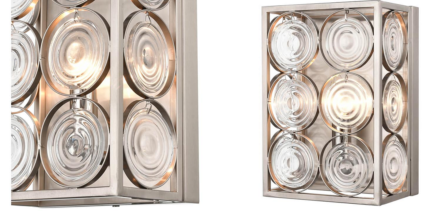 Бра Edalina Sconce nickel satin Бра Edalina Sconce nickel satin - Loft-Concept в Тюмени