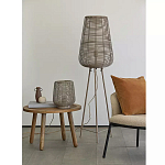 Торшер с плетеным металлическим плафоном Wicker Iron Lamp варинант исполнения - 2 | Loft Concept в Тюмени