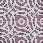 Дизайнерская плитка с узором Петли варинант исполнения - 3 | Loft Concept в Тюмени