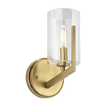 Бра с прозрачным плафоном в форме цилиндра Kichler варинант исполнения - 1 | Loft Concept в Тюмени