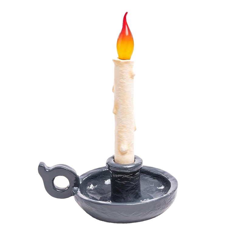 Настольная лампа Seletti Bugia grey Белый Серый Настольная лампа Seletti Bugia grey Белый Серый в Тюмени | Loft Concept