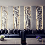 Барельеф FOUNTAIN OF INNOCENTS варинант исполнения - 1 | Loft Concept в Тюмени