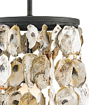 Подвесной светильник с подвесками из устричных раковин Sea Ravens варинант исполнения - 1 | Loft Concept в Тюмени