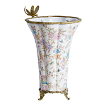 Ваза с бронзовой стрекозой Paradise Dragonfly варинант исполнения - 2 | Loft Concept в Тюмени