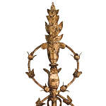 Бра настенное с цветочным мотивом Vintage Luxury варинант исполнения - 1 | Loft Concept в Тюмени