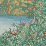 Обои ручная роспись Le Brésil Paille варинант исполнения - 1 | Loft Concept в Тюмени