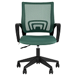 Офисное кресло с основанием из черного пластика Desk chairs Green варинант исполнения - 2 | Loft Concept в Тюмени