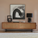 ТВ-тумба из массива тика Busto TV Stand варинант исполнения - 7 | Loft Concept в Тюмени