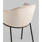 Стул Brace велюр молочный варинант исполнения - 3 | Loft Concept в Тюмени