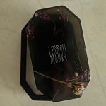 Шкатулка из эпоксидной смолы с цветами черная Epoxy Resin Pink Flowers Box Black варинант исполнения - 2 | Loft Concept в Тюмени