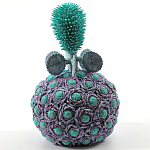 Статуэтка тропический фрукт Pandora Tropical Fruit Lilac Turquoise Flower варинант исполнения - 2 | Loft Concept в Тюмени