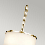 Бра вертикальное с белым полукруглым плафоном и длинным стержнем S Kichler варинант исполнения - 9 | Loft Concept в Тюмени