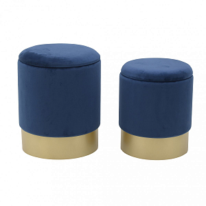 Комплект пуфов Golden Belt Blue
