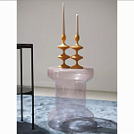 Кофейный столик стеклянный Elegant Lilac Glass Model варинант исполнения - 2 | Loft Concept в Тюмени