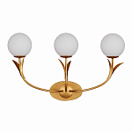 Бра с золотым каркасом в виде стебля с листьями Inspired by Nature варинант исполнения - 3 | Loft Concept в Тюмени