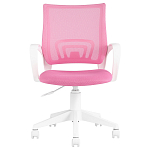 Офисное кресло с основанием из белого пластика Desk chairs Pink варинант исполнения - 2 | Loft Concept в Тюмени