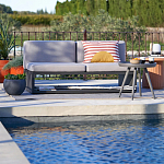 Садовый диван на каркасе из алюминия Petro варинант исполнения - 8 | Loft Concept в Тюмени