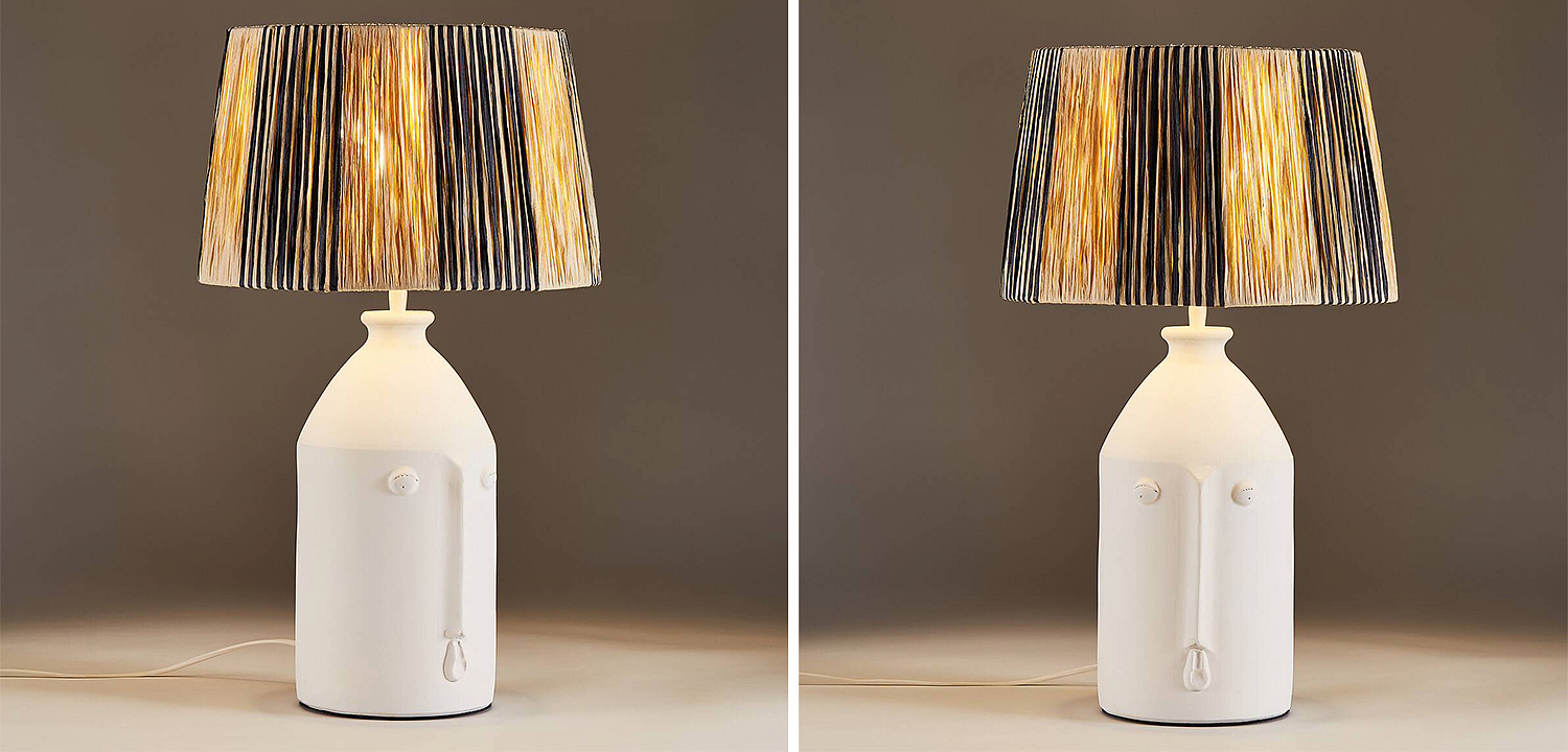 Настольная лампа Petrine beige black - Loft-Concept в Тюмени