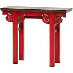 Деревянная консоль в китайском стиле красная Tang Console Table варинант исполнения - 2 | Loft Concept в Тюмени