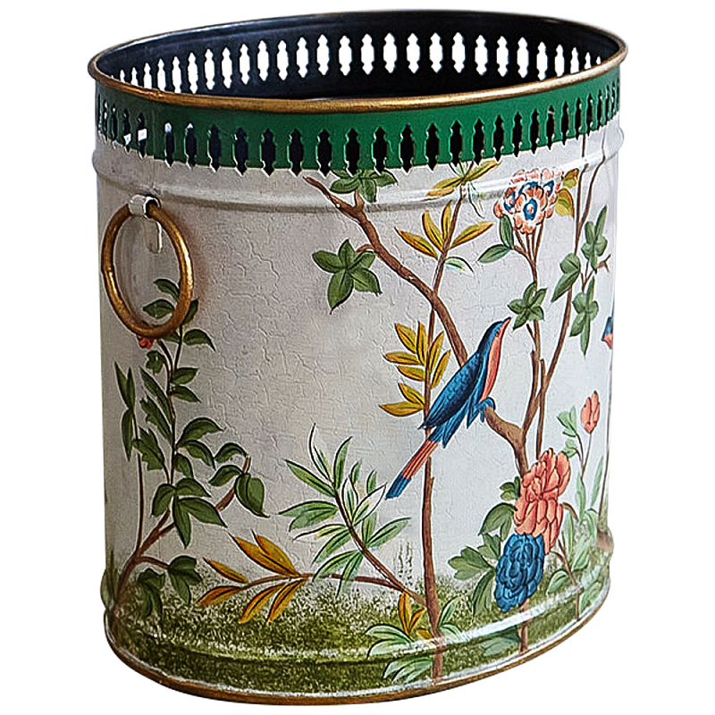 Кашпо из металла в стиле Шинуазри Chinoiserie Flower Pot Мульти Кашпо из металла в стиле Шинуазри Chinoiserie Flower Pot Мульти в Тюмени | Loft Concept